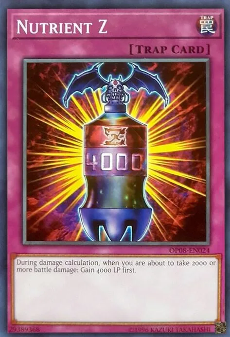 Nutrient Z OP08-EN024 Yu-Gi-Oh card from OTS Tournament Pack 8