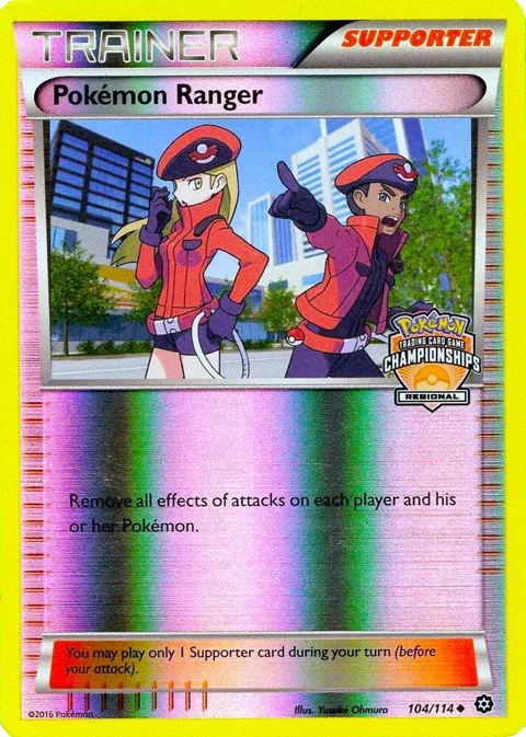 Pokemon Ranger - 104/114 Regional Championships #104/114 Reverse Holofoil Pokémon card from League & Championship Cards