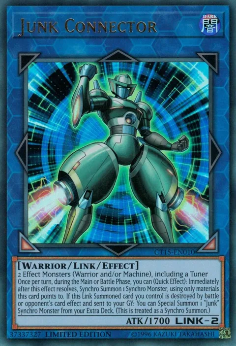 Junk Connector CT15-EN010 Yu-Gi-Oh card from 2018 Mega-Tins