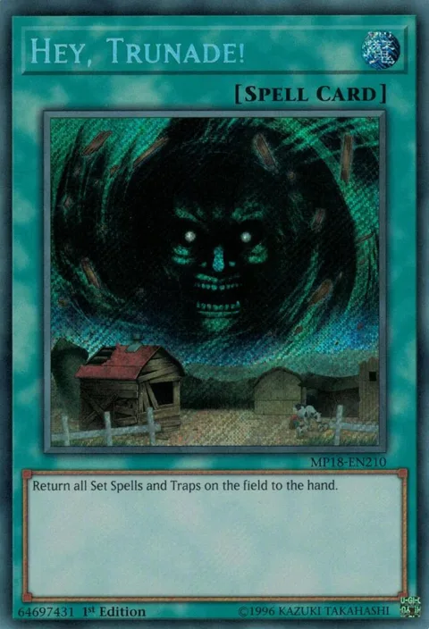 Hey, Trunade! MP18-EN210 Yu-Gi-Oh card from 2018 Mega-Tins Mega Pack