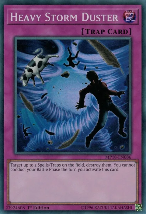 Heavy Storm Duster MP18-EN086 Yu-Gi-Oh card from 2018 Mega-Tins Mega Pack