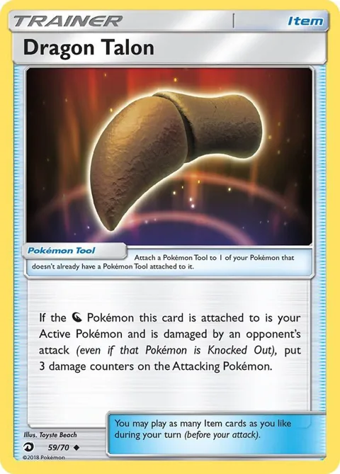 Dragon Talon #59/70 Reverse Holofoil Pokémon card from Dragon Majesty