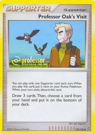 Professor Oak's Visit 2008-2009 #122/132 Pokémon card from Professor Program Promos