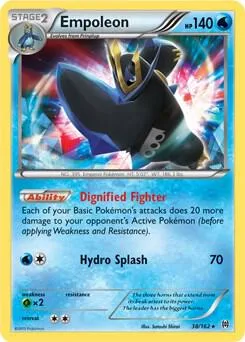 Empoleon - 38/162 Battle Arena Deck Exclusive #038/162 Pokémon card from Deck Exclusives