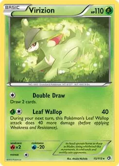 Virizion - 15/113 #015/113 Pokémon card from Deck Exclusives