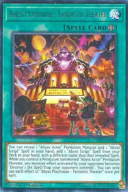 Abyss Playhouse - Fantastic Theater LED3-EN048 Yu-Gi-Oh card from Legendary Duelists: White Dragon Abyss