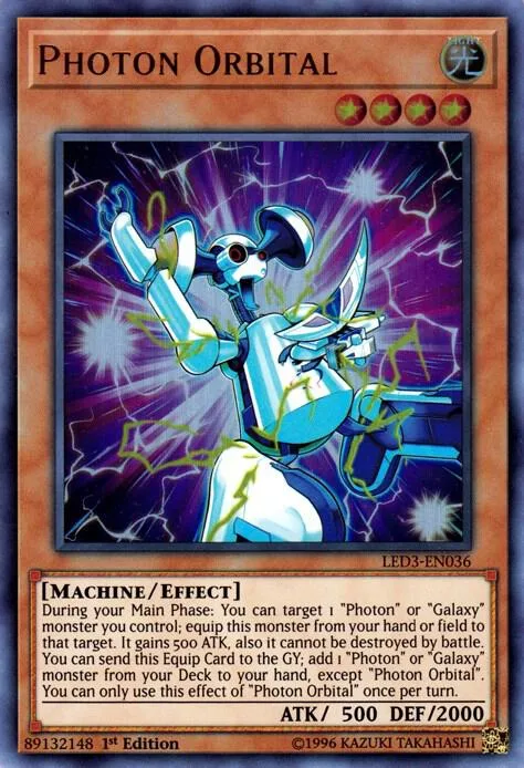 Photon Orbital LED3-EN036 Yu-Gi-Oh card from Legendary Duelists: White Dragon Abyss