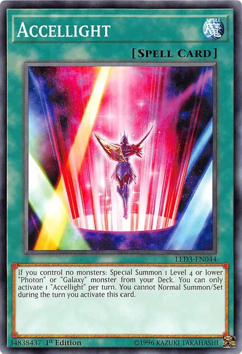 Accellight LED3-EN044 Yu-Gi-Oh card from Legendary Duelists: White Dragon Abyss
