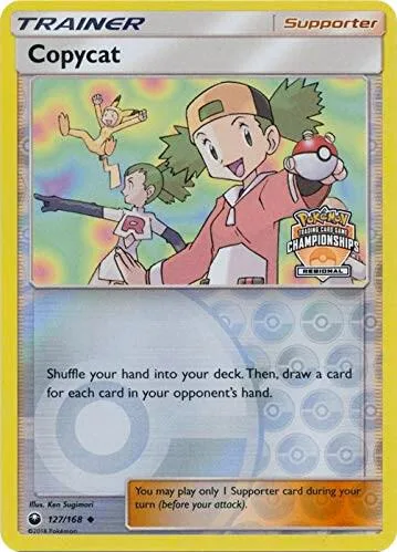 Copycat - 127/168 Regional Championships #127/168 Reverse Holofoil Pokémon card from League & Championship Cards