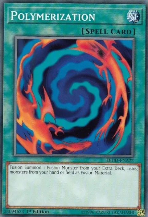 Polymerization LEHD-ENA22 Yu-Gi-Oh card from Legendary Hero Decks