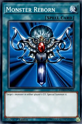Monster Reborn A LEHD-ENA23 Yu-Gi-Oh card from Legendary Hero Decks