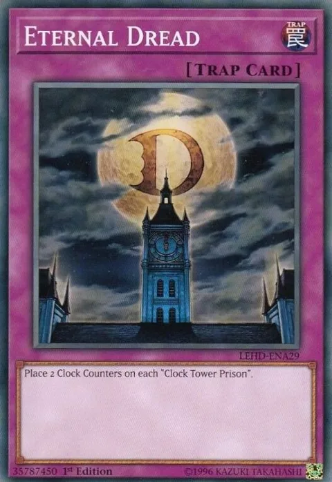 Eternal Dread LEHD-ENA29 Yu-Gi-Oh card from Legendary Hero Decks