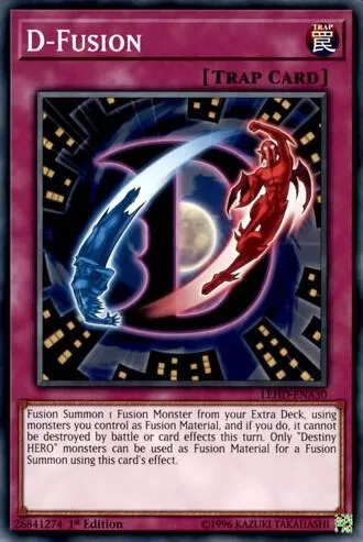 D-Fusion LEHD-ENA30 Yu-Gi-Oh card from Legendary Hero Decks
