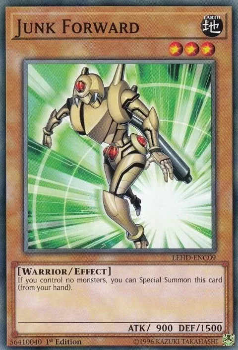 Junk Forward LEHD-ENC09 Yu-Gi-Oh card from Legendary Hero Decks