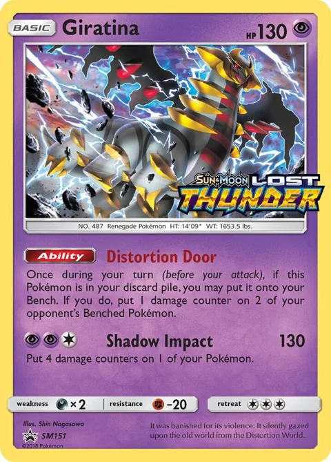 Giratina - SM151 Prerelease #SM151 Holofoil Pokémon card from SM Promos