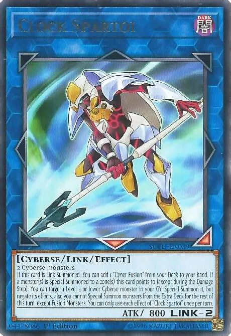 Clock Spartoi SOFU-EN039 1st Edition Yu-Gi-Oh card from Soul Fusion