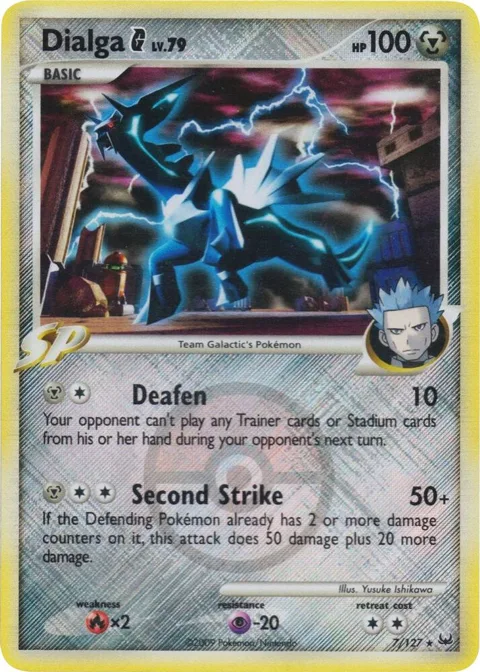 Dialga G - 7/127 League Promo #007/127 Reverse Holofoil Pokémon card from League & Championship Cards