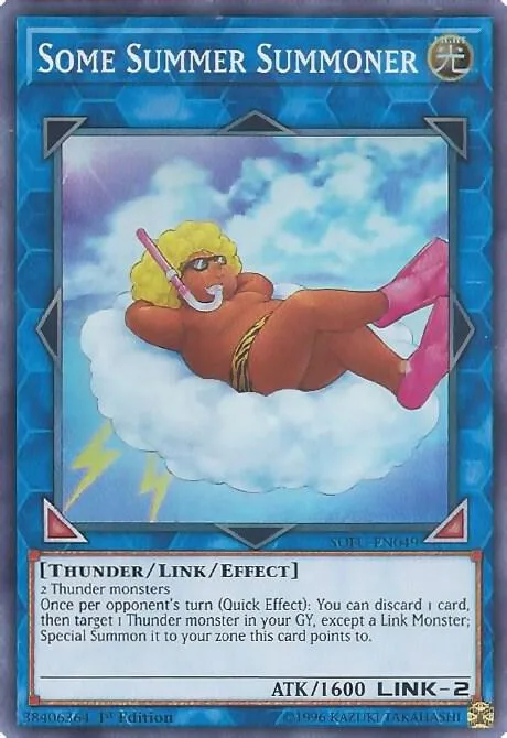 Some Summer Summoner SOFU-EN049 1st Edition Yu-Gi-Oh card from Soul Fusion