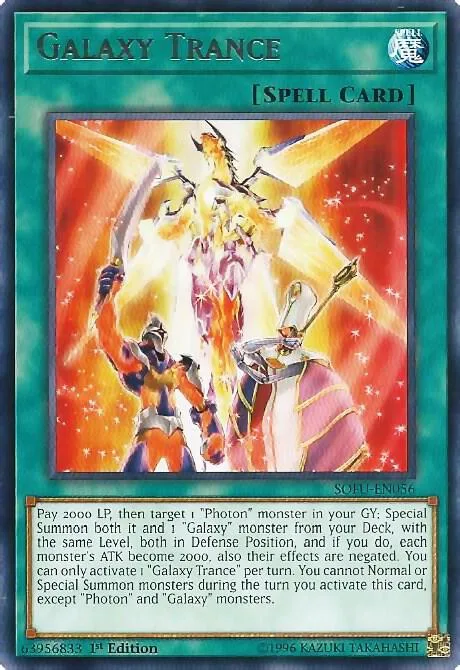 Galaxy Trance SOFU-EN056 Unlimited Yu-Gi-Oh card from Soul Fusion