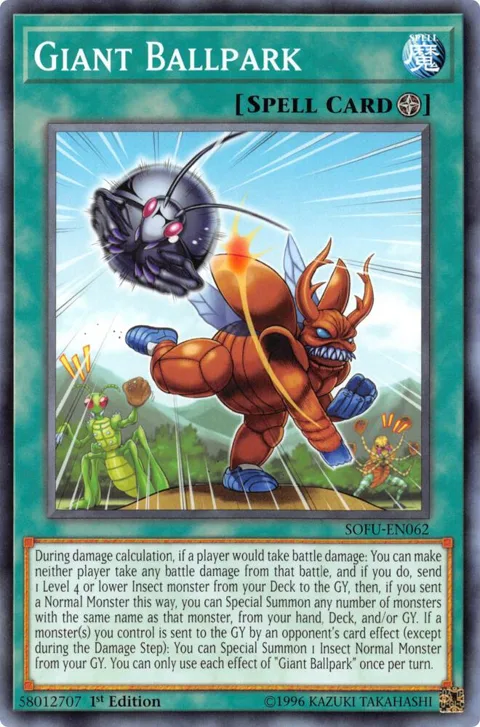 Giant Ballpark SOFU-EN062 Unlimited Yu-Gi-Oh card from Soul Fusion