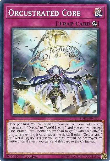 Orcustrated Core SOFU-EN071 1st Edition Yu-Gi-Oh card from Soul Fusion