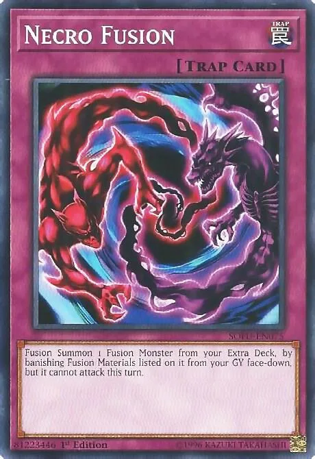 Necro Fusion SOFU-EN075 1st Edition Yu-Gi-Oh card from Soul Fusion