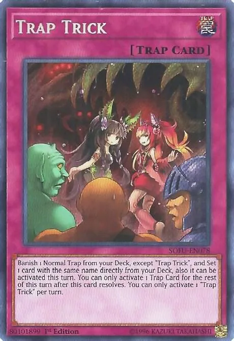 Trap Trick SOFU-EN078 Unlimited Yu-Gi-Oh card from Soul Fusion