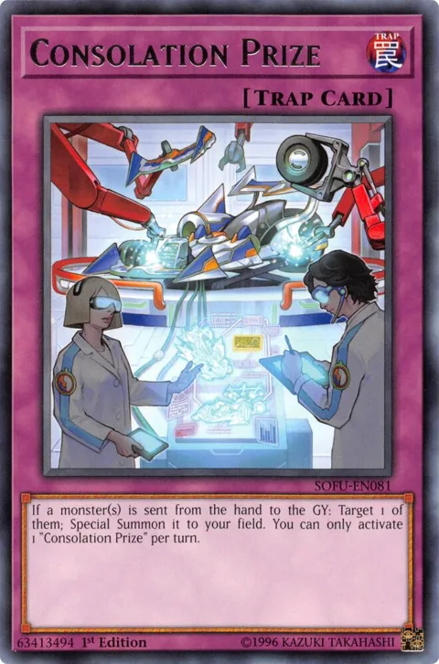 Consolation Prize SOFU-EN081 Yu-Gi-Oh card from Soul Fusion