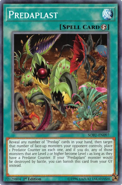 Predaplast SOFU-EN097 Yu-Gi-Oh card from Soul Fusion