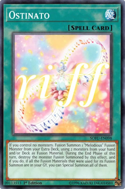 Ostinato SOFU-EN098 Unlimited Yu-Gi-Oh card from Soul Fusion