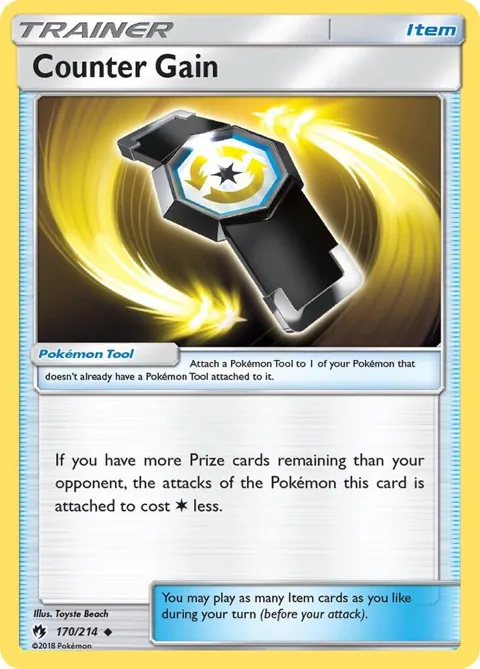 Counter Gain #170/214 Reverse Holofoil Pokémon card from SM - Lost Thunder