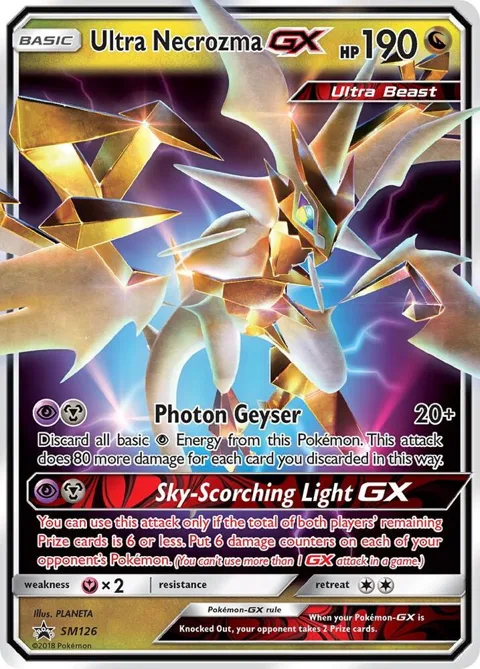 Ultra Necrozma GX #SM126 Holofoil Pokémon card from SM Promos
