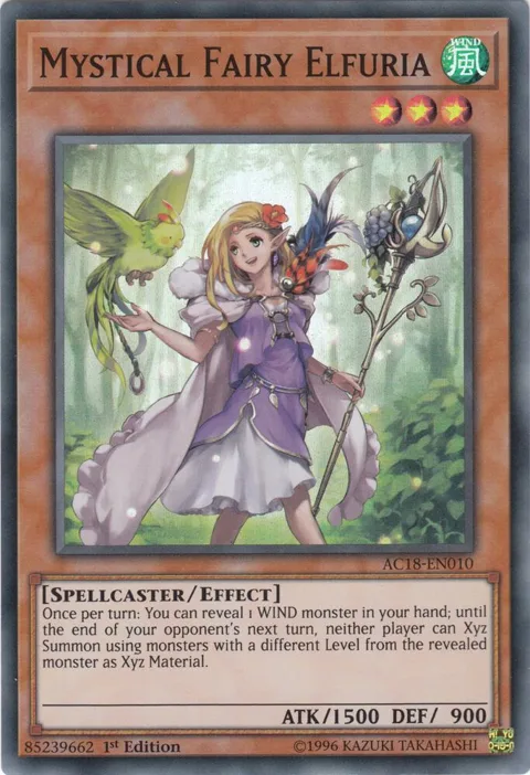 Mystical Fairy Elfuria AC18-EN010 Yu-Gi-Oh card from Advent Calendar 2018