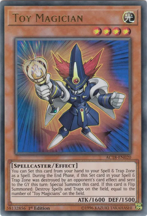 Toy Magician AC18-EN020 Yu-Gi-Oh card from Advent Calendar 2018