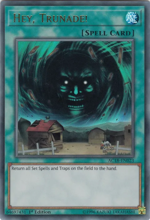 Hey, Trunade! AC18-EN023 Yu-Gi-Oh card from Advent Calendar 2018