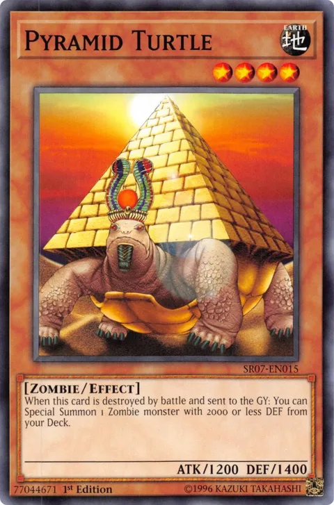 Pyramid Turtle SR07-EN015 Yu-Gi-Oh card from Structure Deck: Zombie Horde