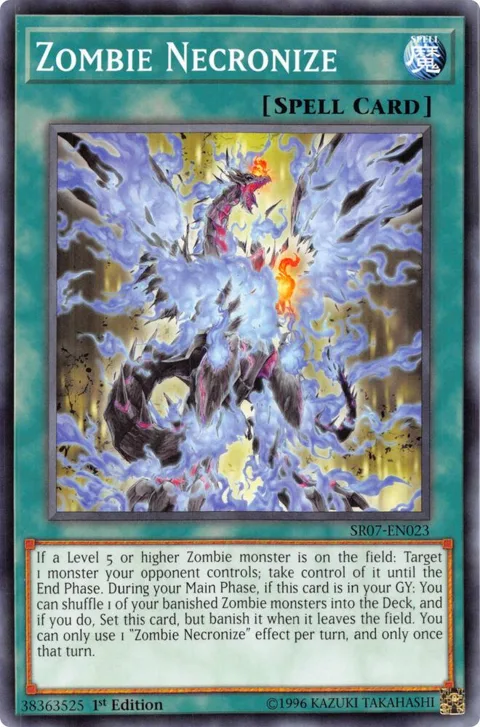 Zombie Necronize SR07-EN023 Yu-Gi-Oh card from Structure Deck: Zombie Horde