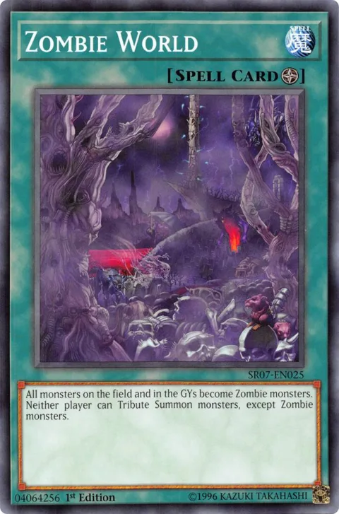Zombie World SR07-EN025 Yu-Gi-Oh card from Structure Deck: Zombie Horde