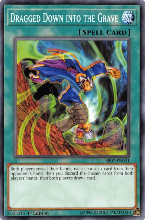 Dragged Down into the Grave SR07-EN031 Yu-Gi-Oh card from Structure Deck: Zombie Horde