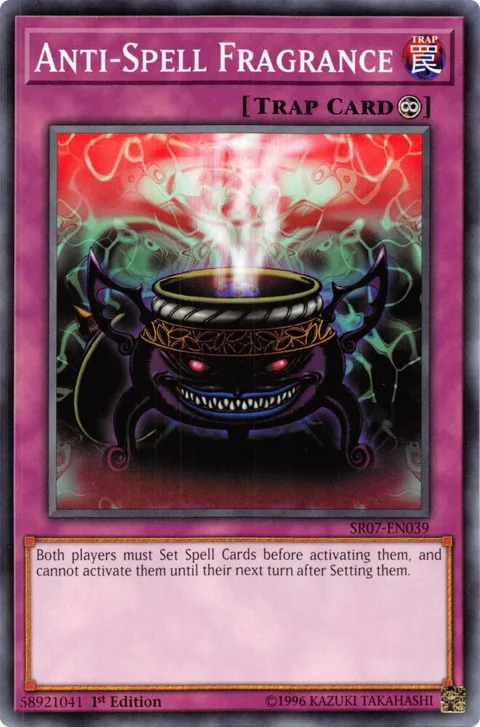 Anti-Spell Fragrance SR07-EN039 Yu-Gi-Oh card from Structure Deck: Zombie Horde