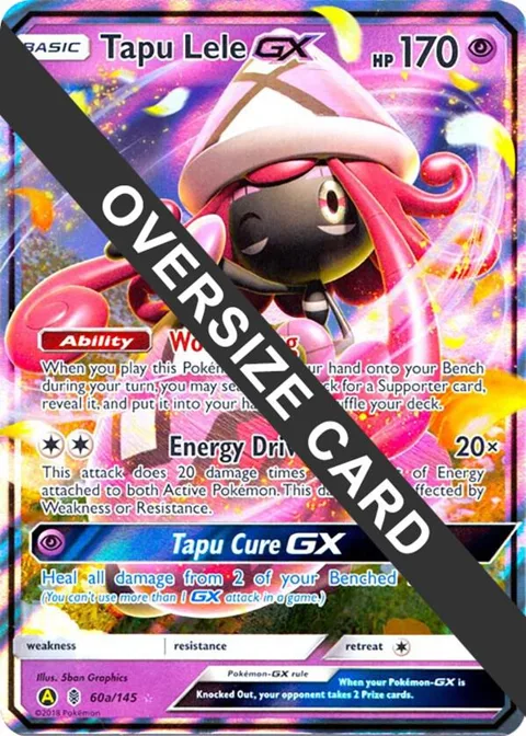 Tapu Lele GX - 60a/145 #060a/145 Holofoil Pokémon card from Jumbo Cards