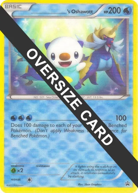 ______'s Oshawott #N/A Holofoil Pokémon card from Jumbo Cards