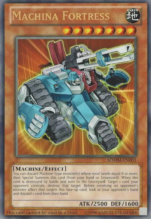 Machina Fortress Oversized Machine Madness SDMM-EN001 Yu-Gi-Oh card from Yu-Gi-Oh! Value Boxes