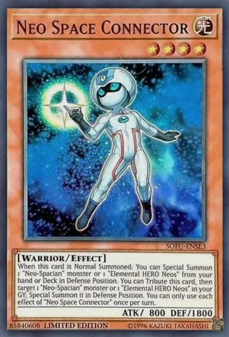 Neo Space Connector SOFU-ENSE3 Yu-Gi-Oh card from Soul Fusion