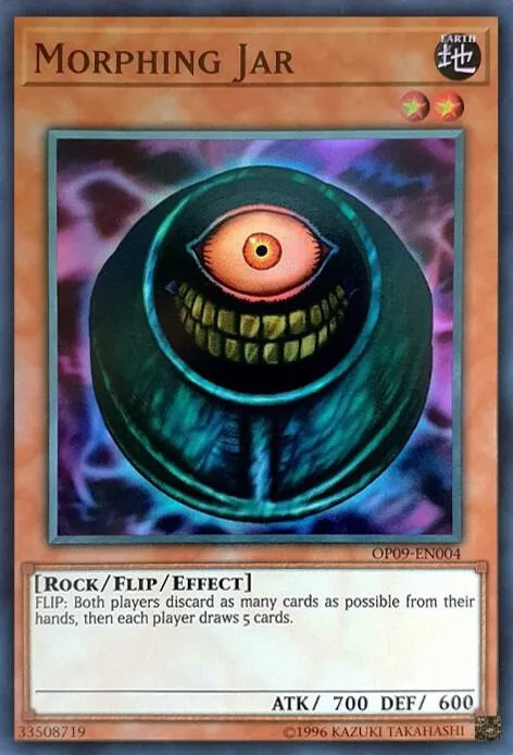 Morphing Jar OP09-EN004 Yu-Gi-Oh card from OTS Tournament Pack 9