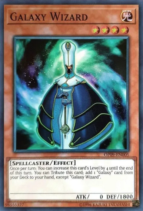 Galaxy Wizard OP09-EN005 Yu-Gi-Oh card from OTS Tournament Pack 9