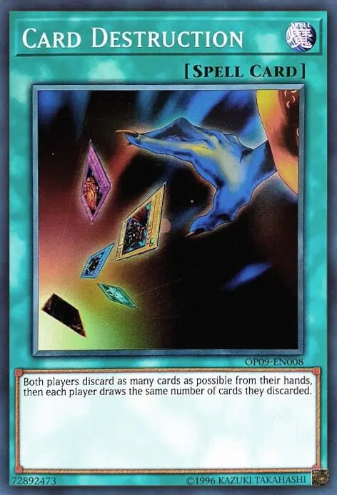 Card Destruction OP09-EN008 Yu-Gi-Oh card from OTS Tournament Pack 9
