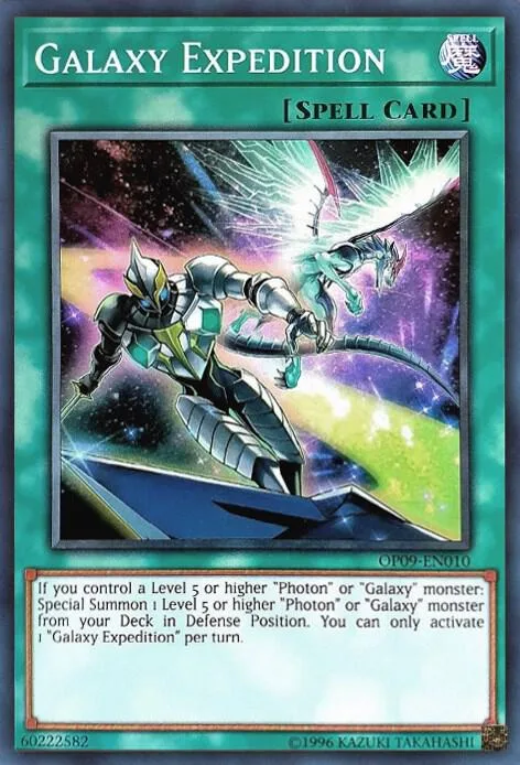 Galaxy Expedition OP09-EN010 Yu-Gi-Oh card from OTS Tournament Pack 9