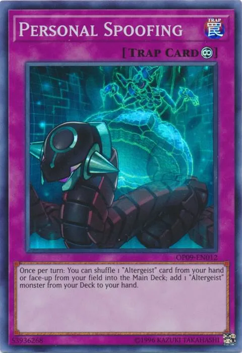 Personal Spoofing OP09-EN012 Yu-Gi-Oh card from OTS Tournament Pack 9