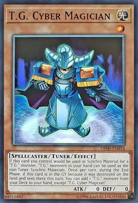 T.G. Cyber Magician OP09-EN014 Yu-Gi-Oh card from OTS Tournament Pack 9